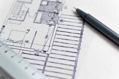 photo d'un plan d'une maison