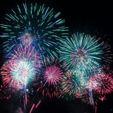 Photo d'un feu d'artifice